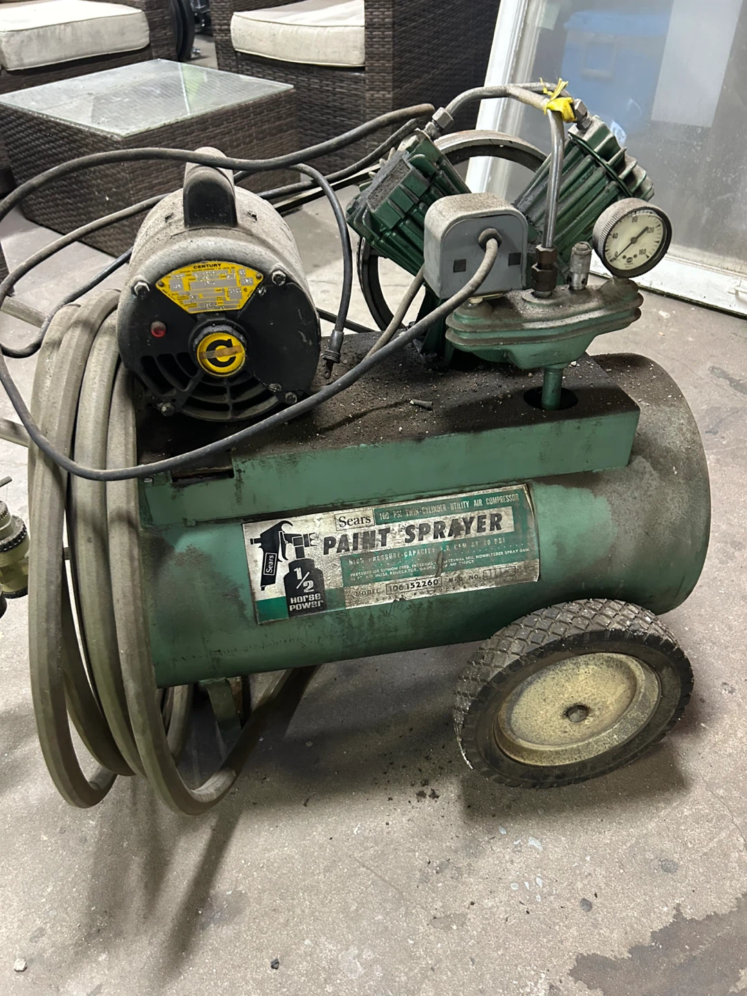 Sears Paint Sprayer Air Compressor
