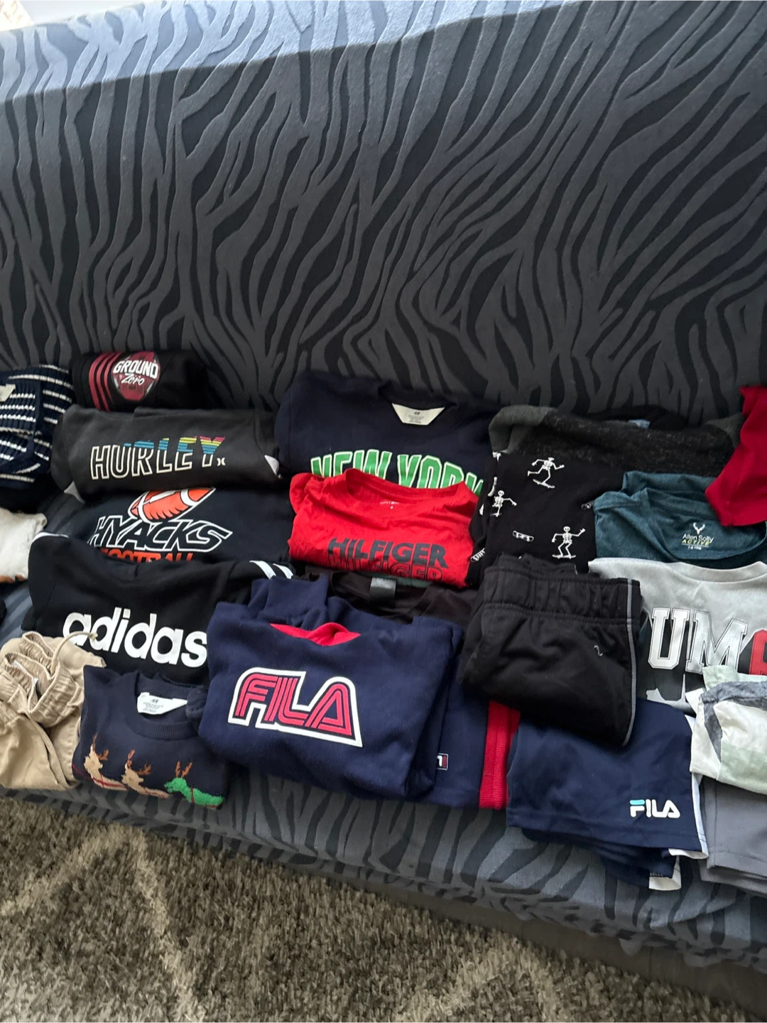 Mixed Kids Clothing Lot - Fila, Adidas, Hurley