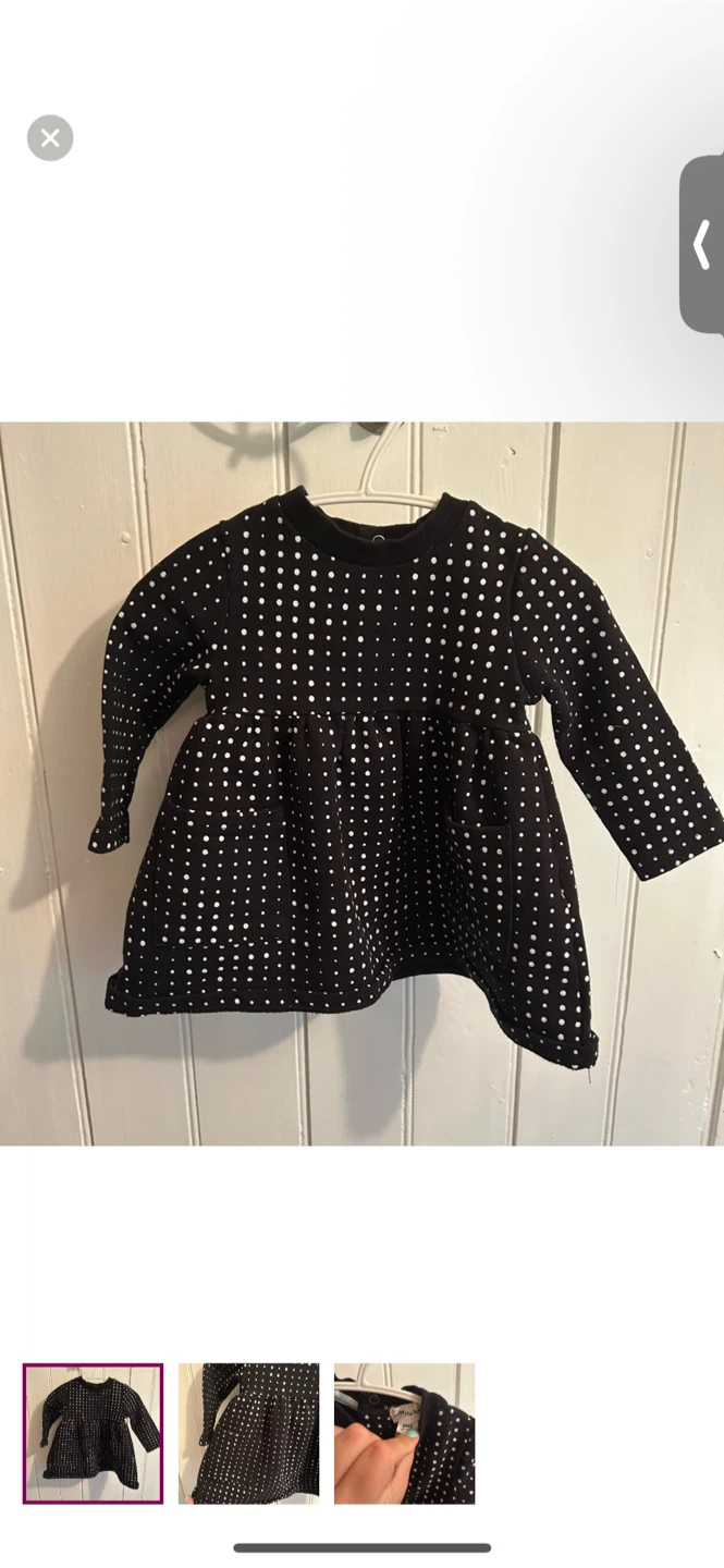 Miles the Label Polka Dot Dress - 6 Months