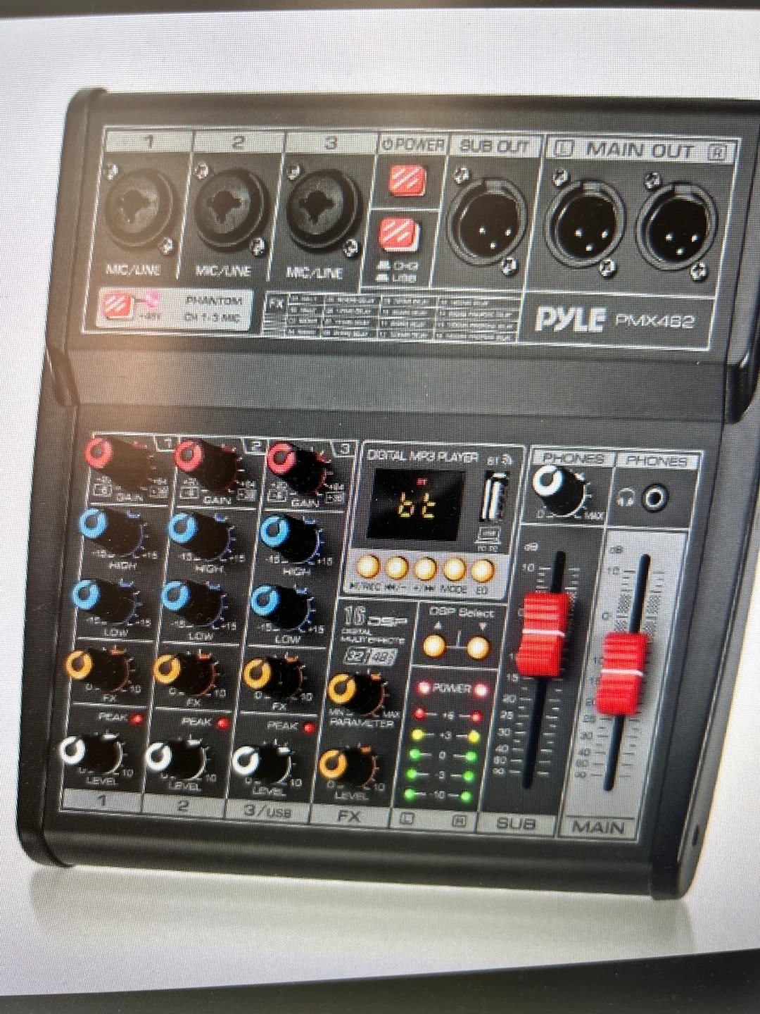 Pyle PMX462 Audio Mixer