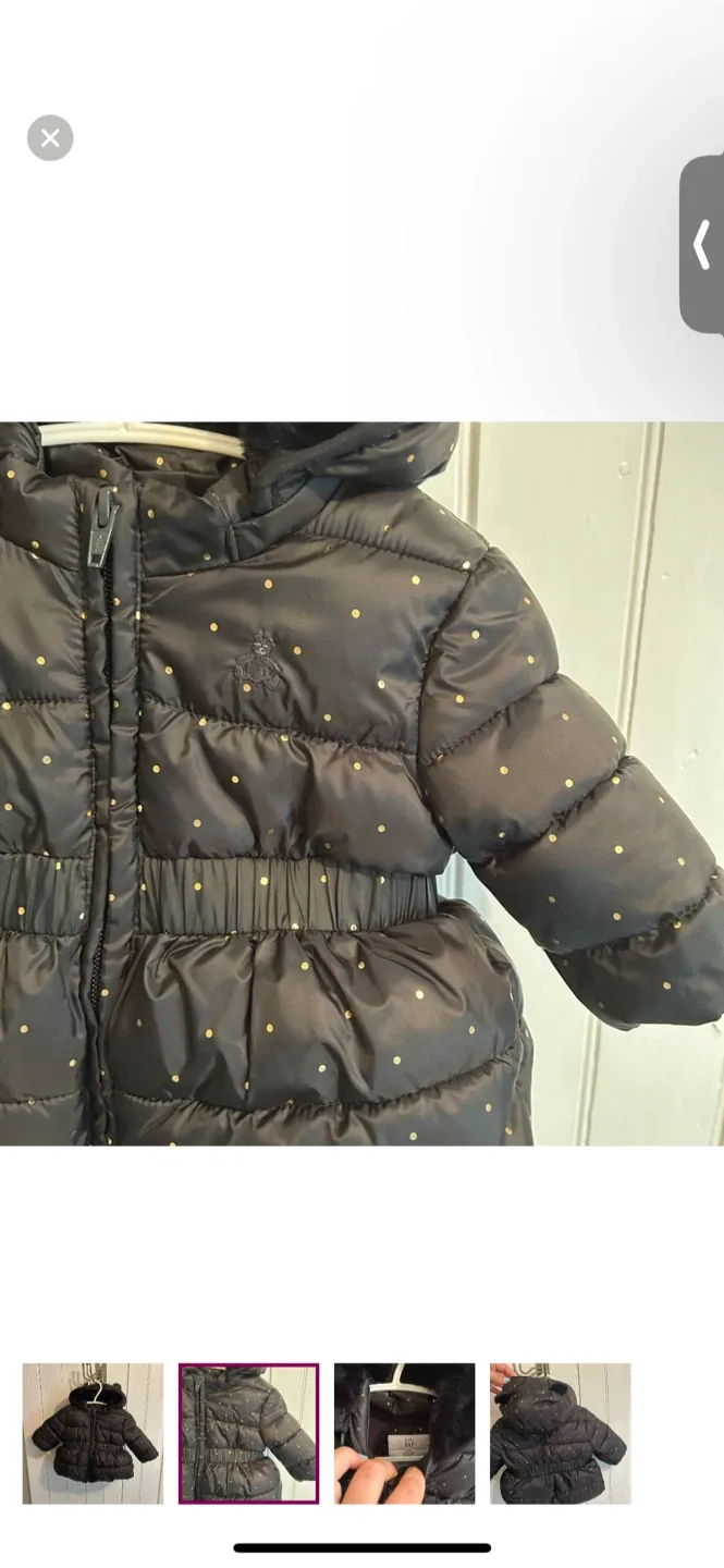 Baby Gap Puffer Jacket - 0-6 Months image indicator(2)