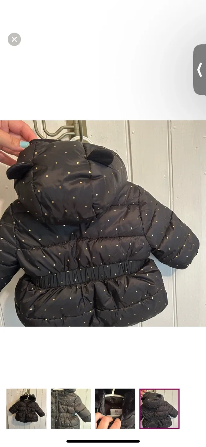 Baby Gap Puffer Jacket - 0-6 Months image indicator(4)