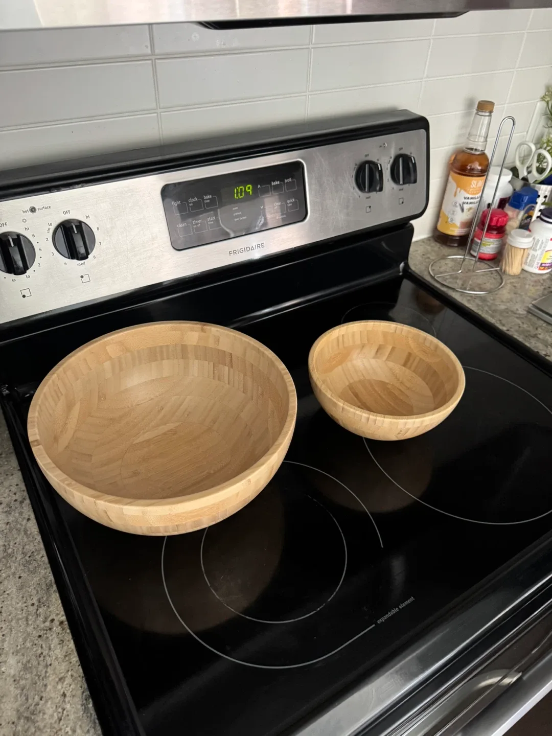 Bamboo Wood Salad Bowl Set image indicator(2)