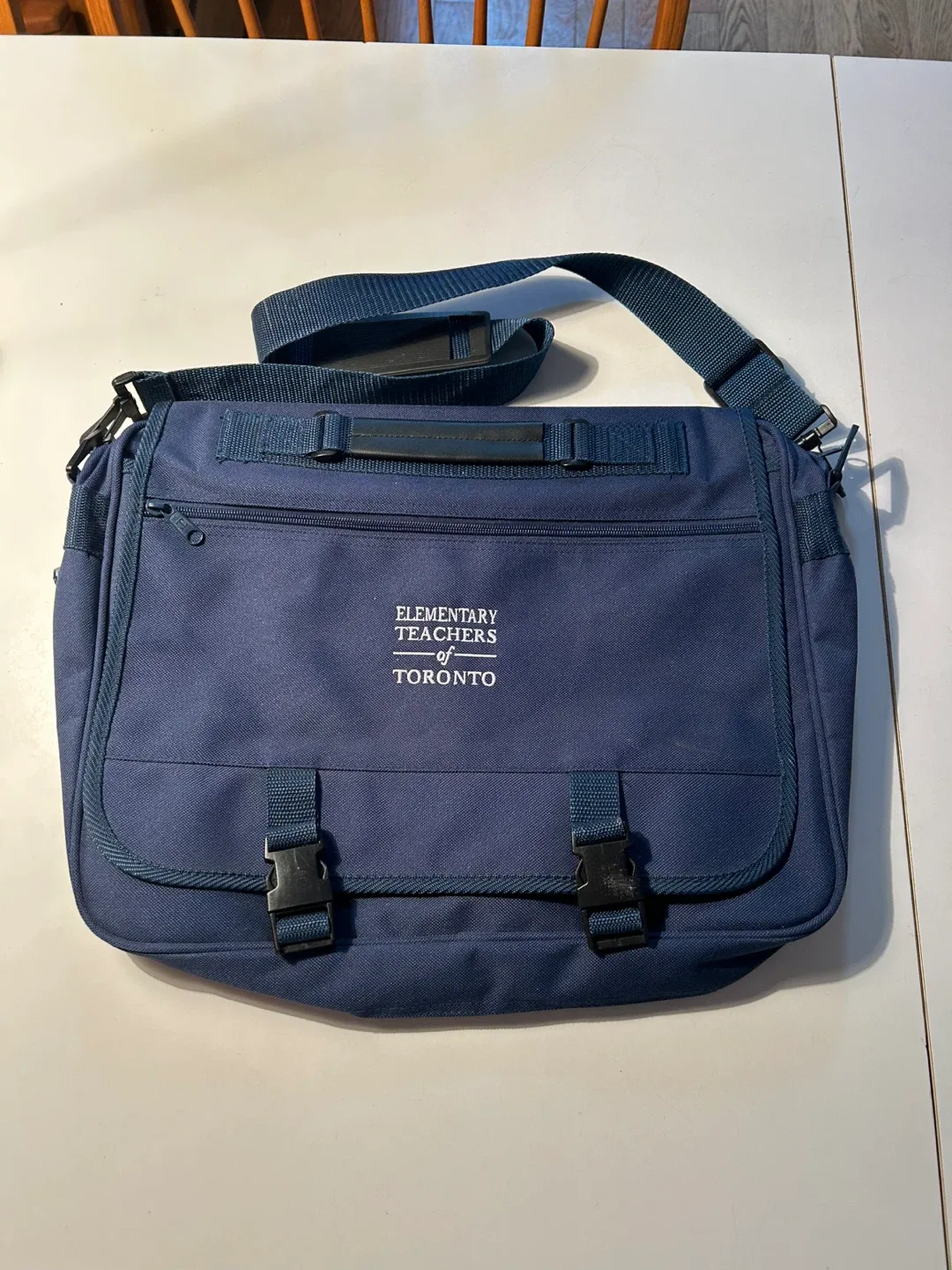 Elementary Teachers of Toronto Blue Messenger Bag thumbnail