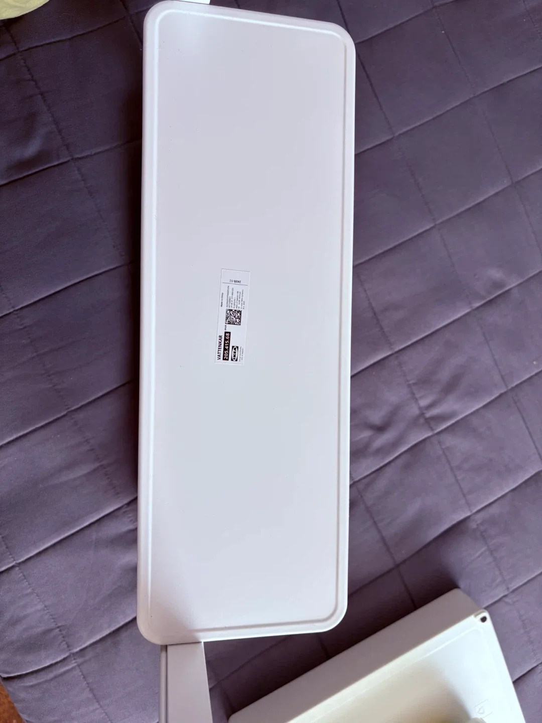 IKEA- VATTENKAR Desktop shelf, white, 49x15 cm (19 ¼x6 ") image indicator(4)