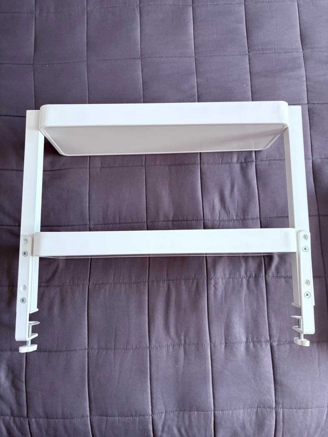 IKEA- VATTENKAR Desktop shelf, white, 49x15 cm (19 ¼x6 ") image indicator(2)