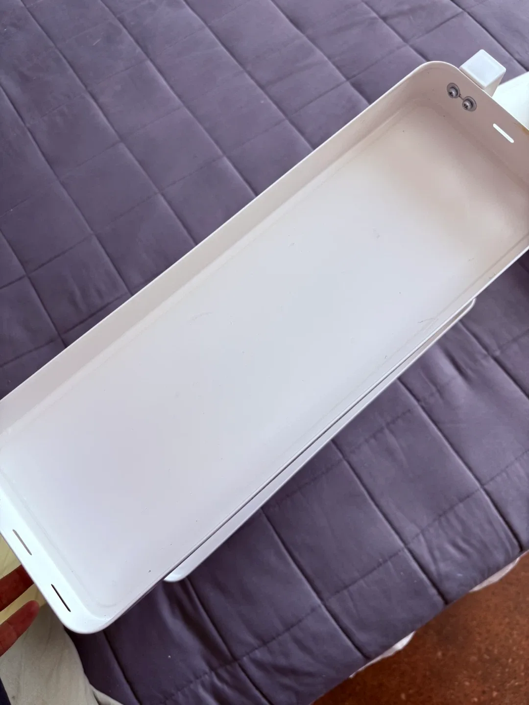 IKEA- VATTENKAR Desktop shelf, white, 49x15 cm (19 ¼x6 ") image indicator(3)