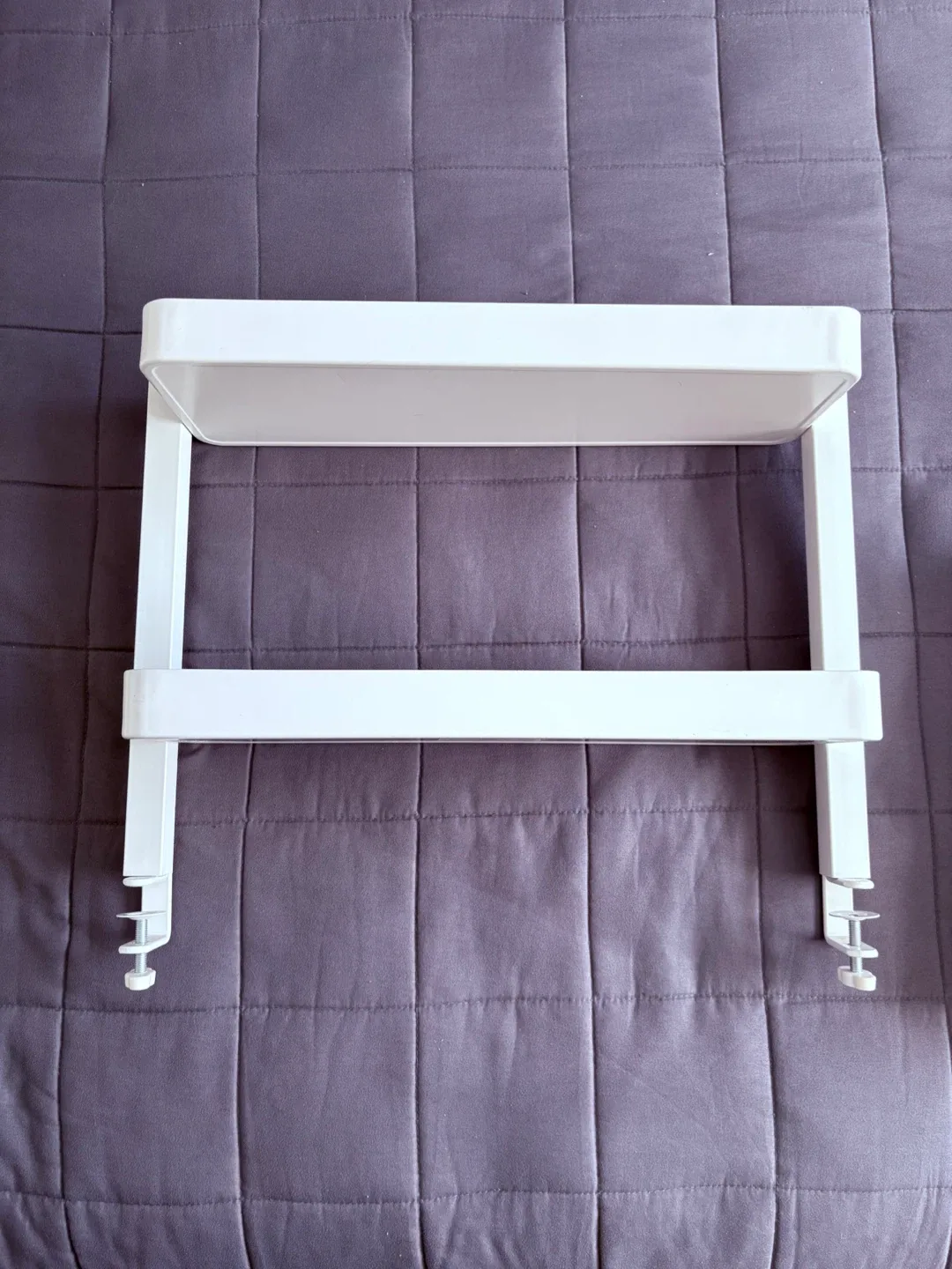IKEA- VATTENKAR Desktop shelf, white, 49x15 cm (19 ¼x6 ") thumbnail