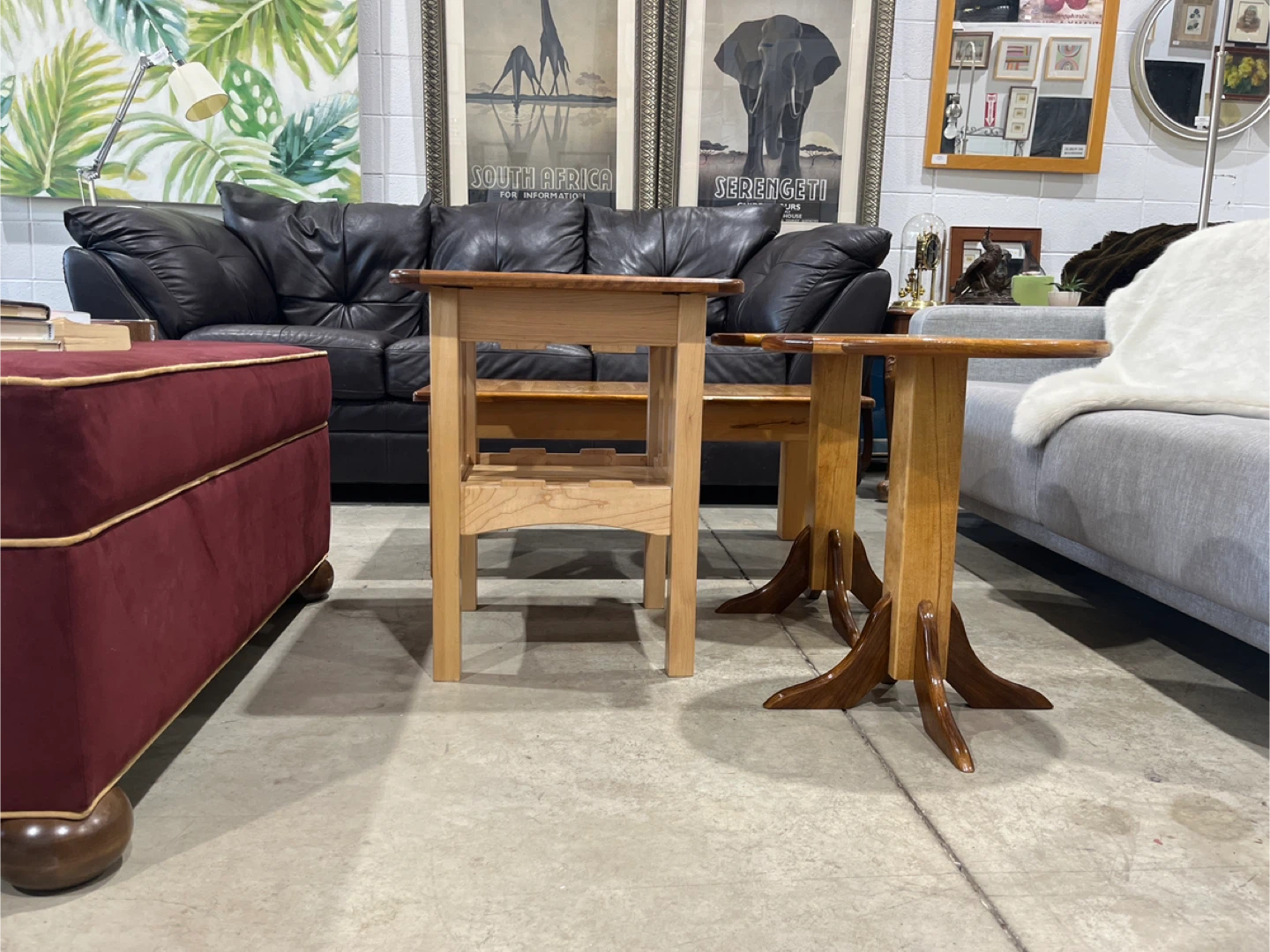 Wooden Coffee and End Table Set - photo 4