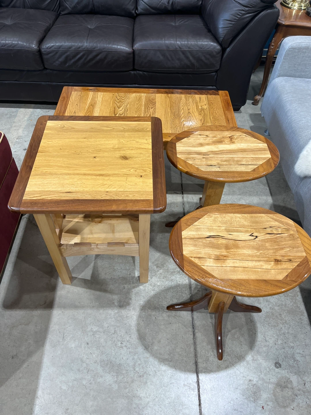 Wooden Coffee and End Table Set