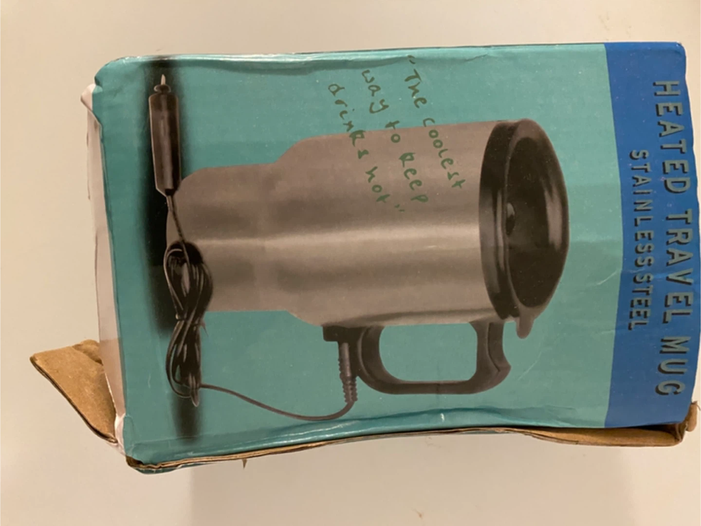 Heated Travel Mug - Stainless Steel