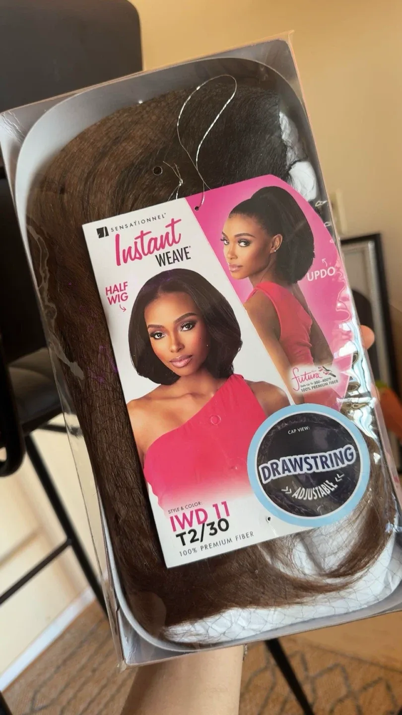 New Sensationnel Instant Weave Half Wig IWD 11 T2/30 thumbnail