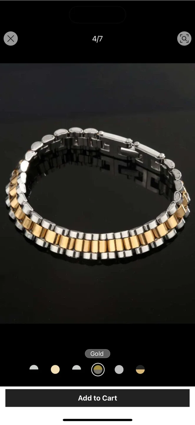 Gold & Silver Bracelet thumbnail