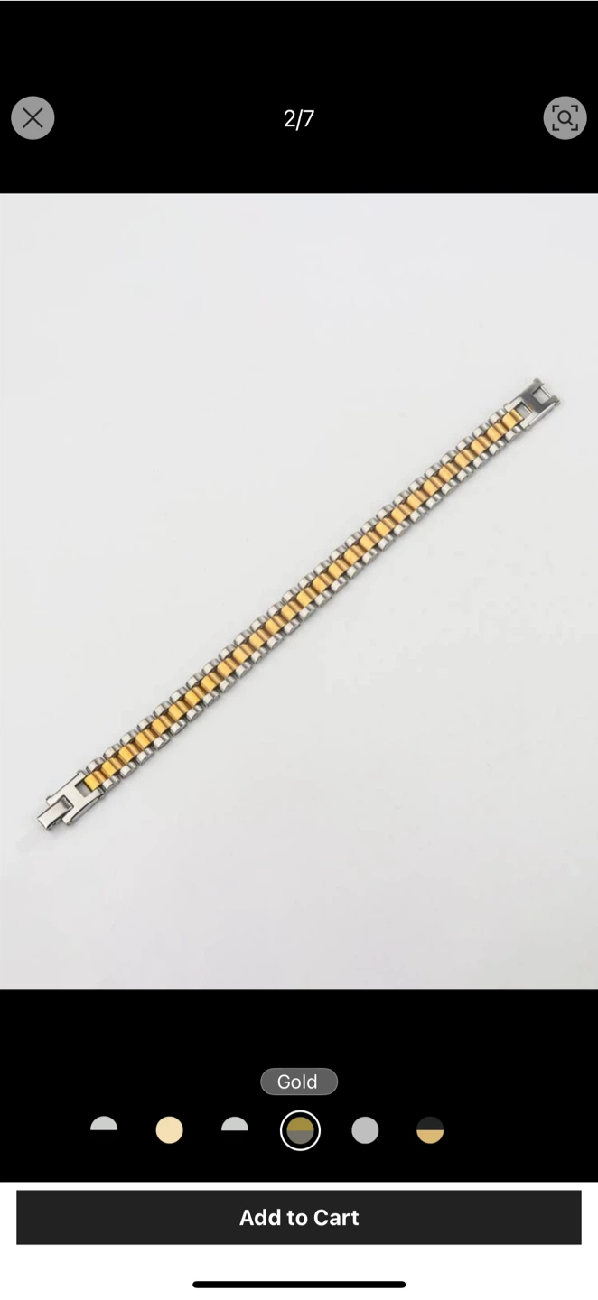 Gold & Silver Bracelet - photo 2