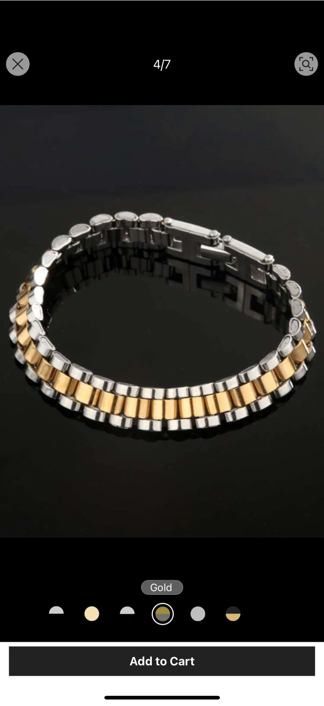Gold & Silver Bracelet - photo 3