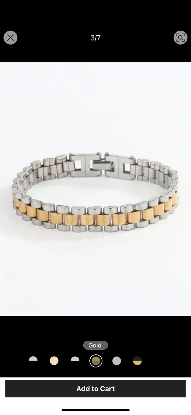 Gold & Silver Bracelet - photo 4