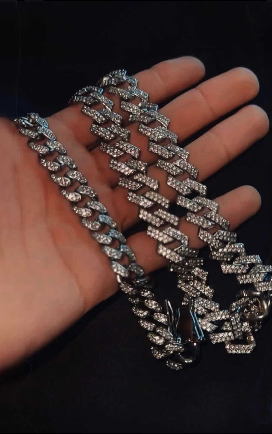 Cuban Link Chain Necklace & Bracelet Set