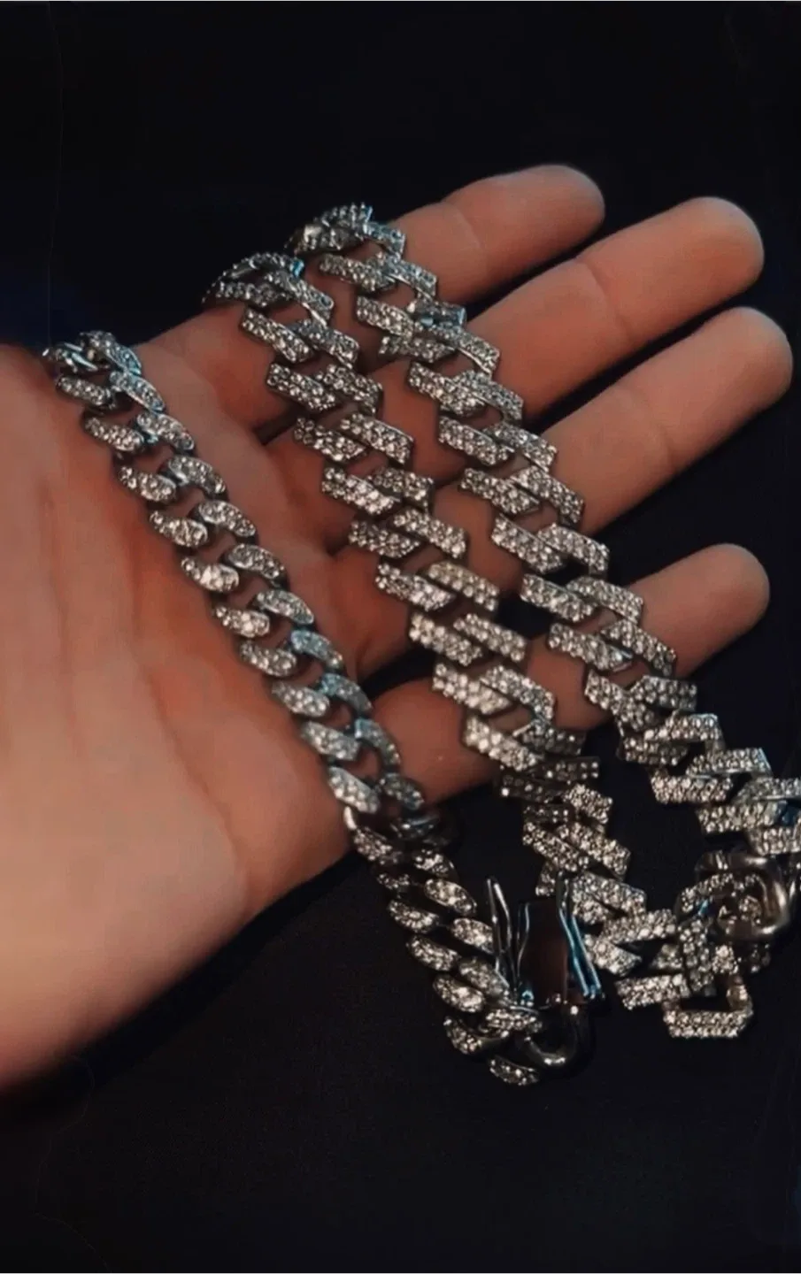 Cuban Link Chain Necklace & Bracelet Set thumbnail