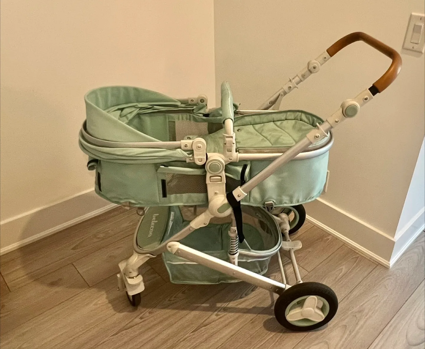 Belecoo Baby Stroller - Mint Green image indicator(2)