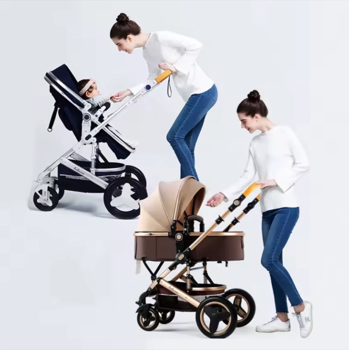 Belecoo Baby Stroller - Mint Green image indicator(8)