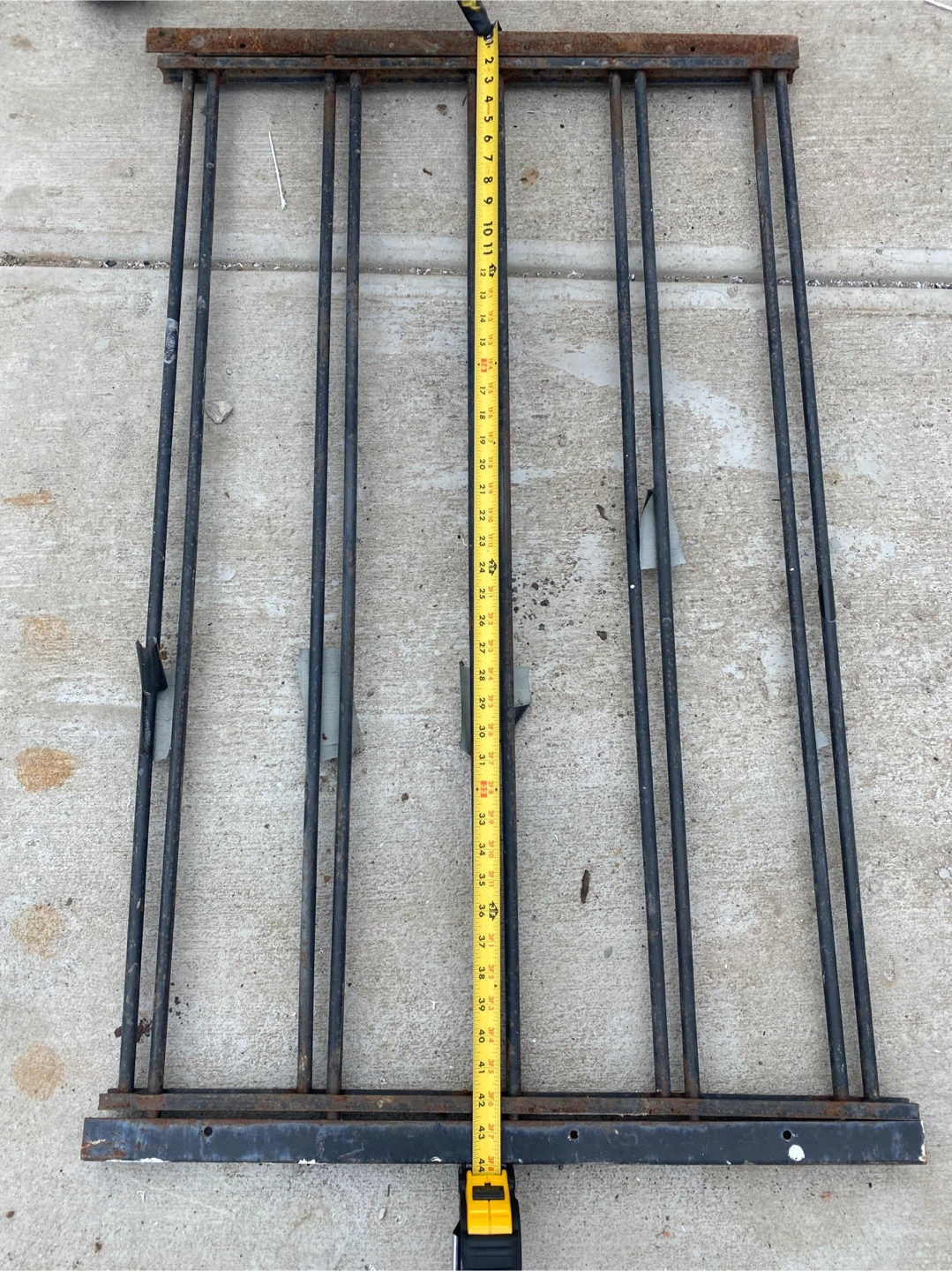 Metal Window Security Bar - 44 Inches