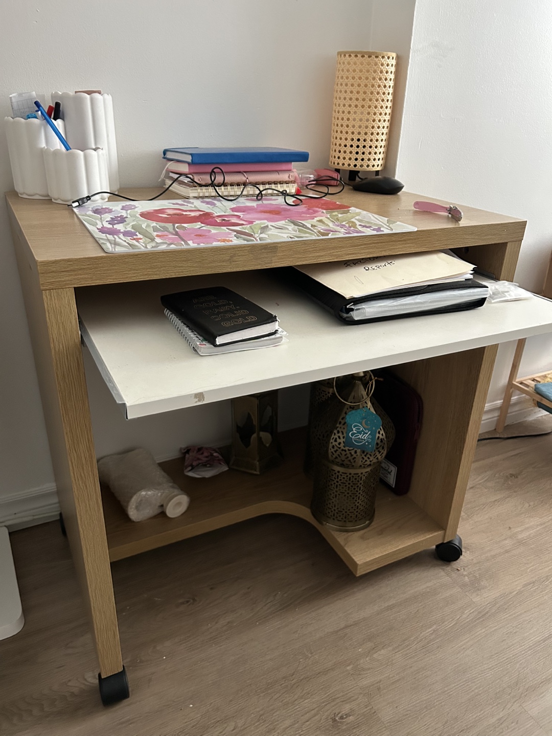 Study Desk with pull out shelf - photo 2