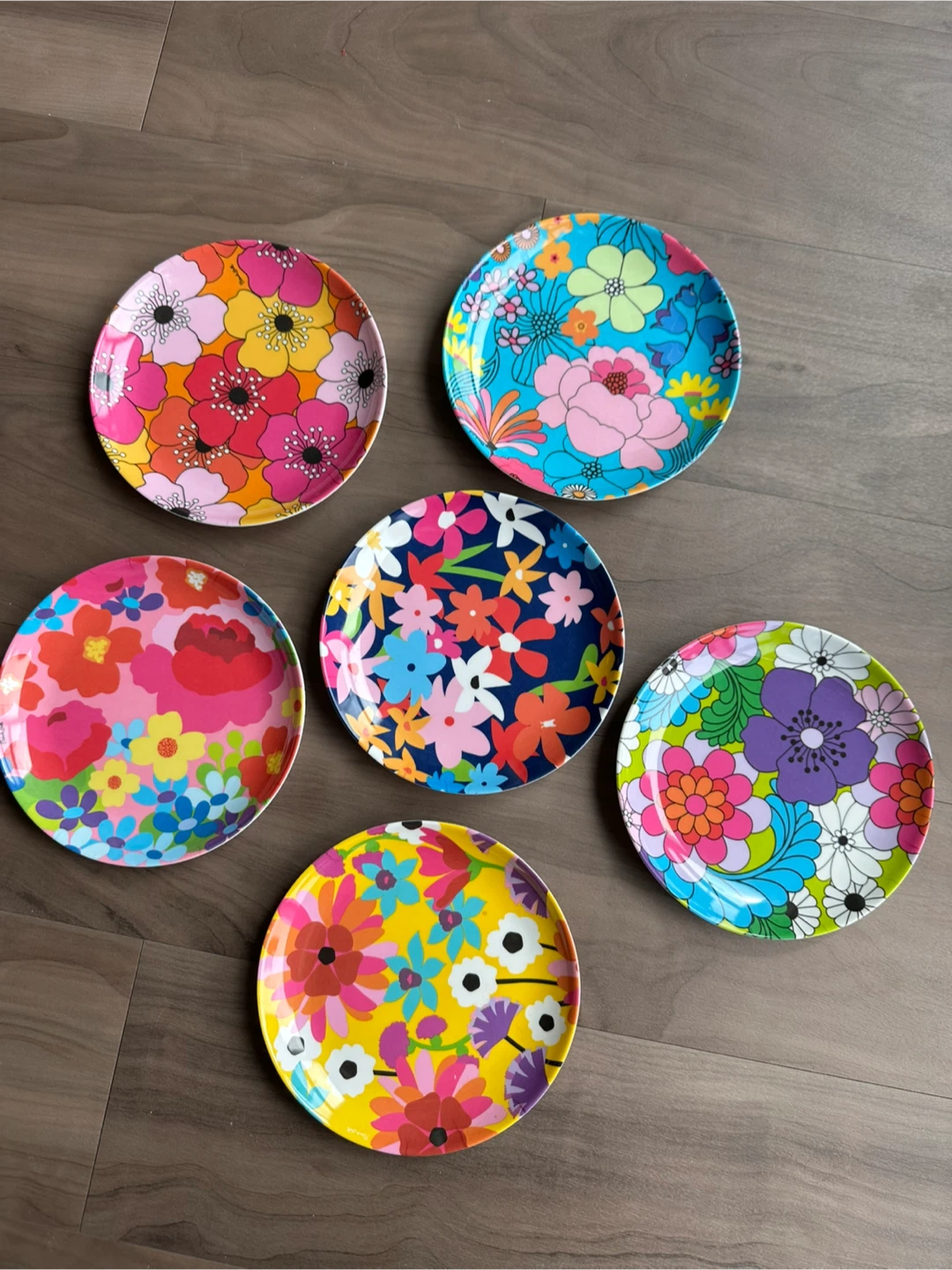 Colorful Plates - Set of 6