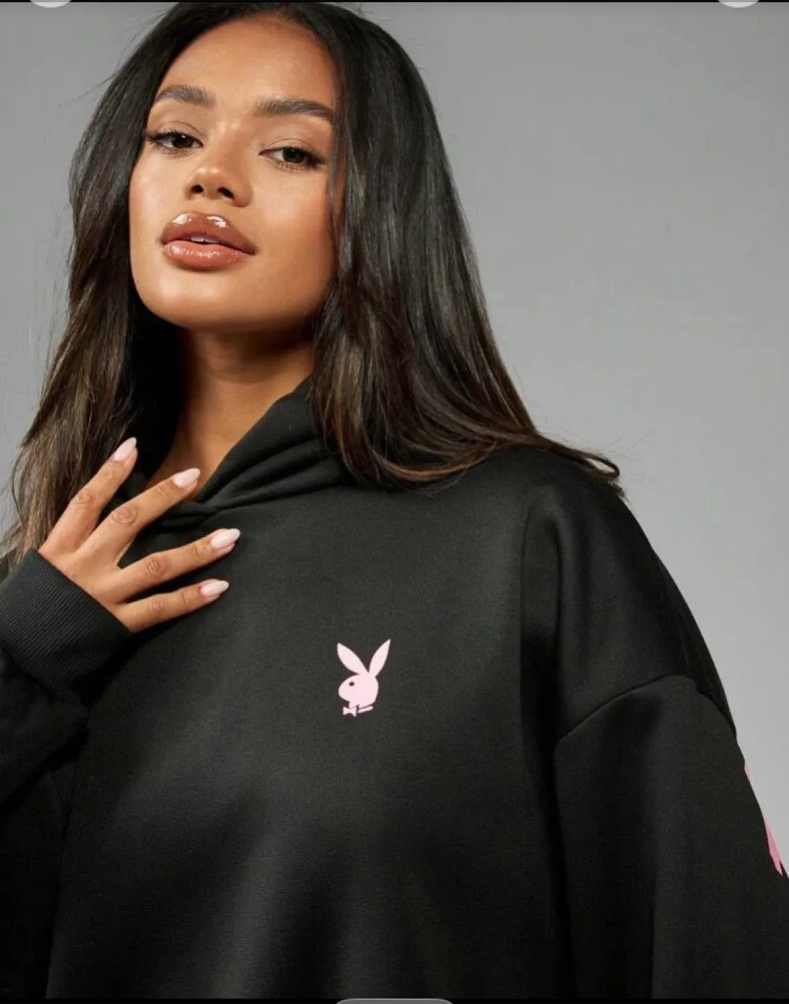 Playboy Black Hoodie image indicator(3)