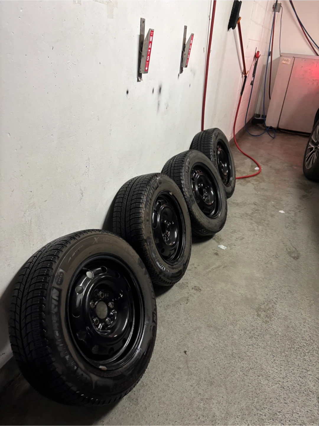 Michelin X-Ice Winter Tires 215/60R16 on Steel Rims 9/32 tread - photo 2