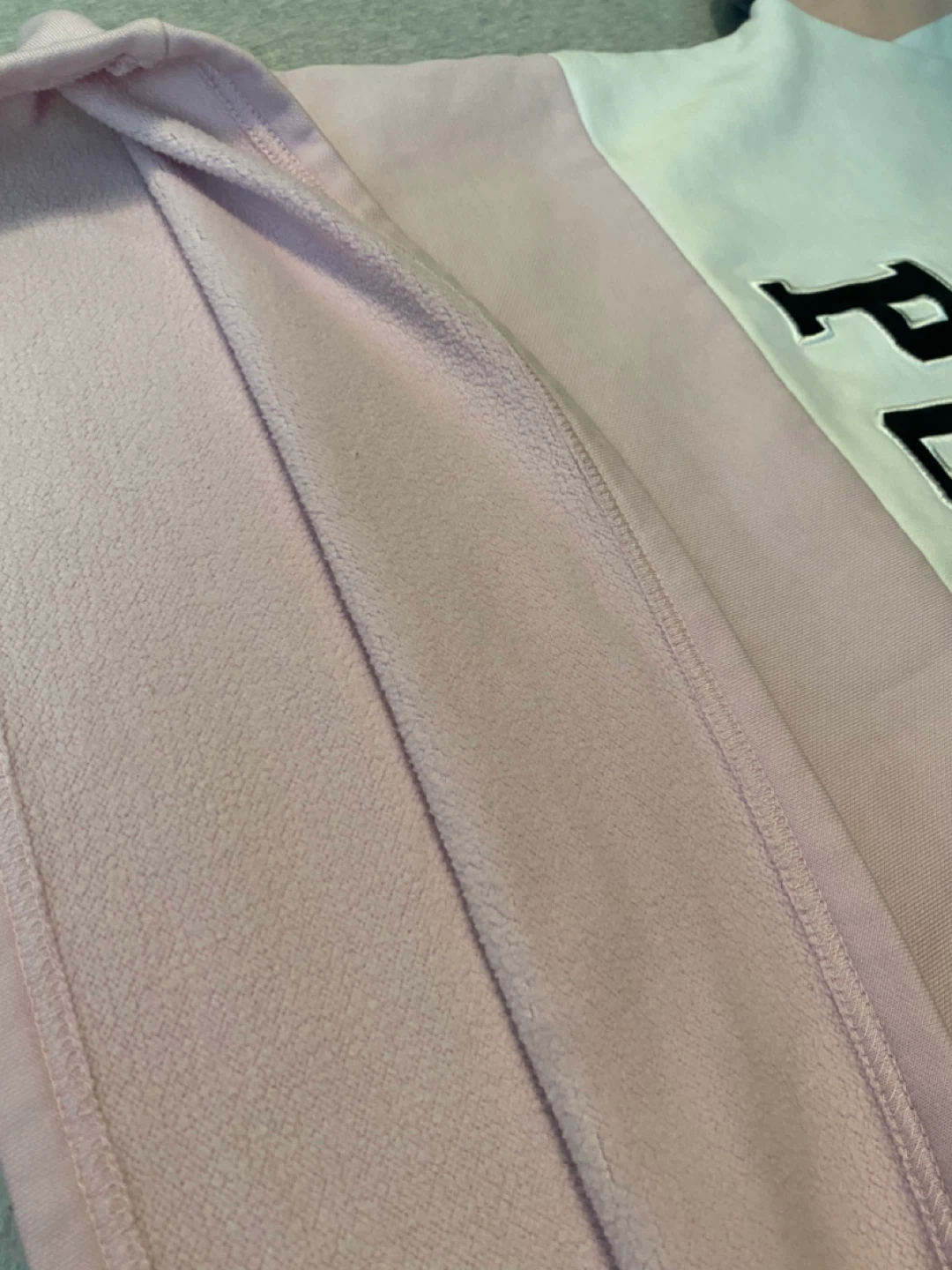 Puma Pink & White Colour Block Sweatshirt - photo 4