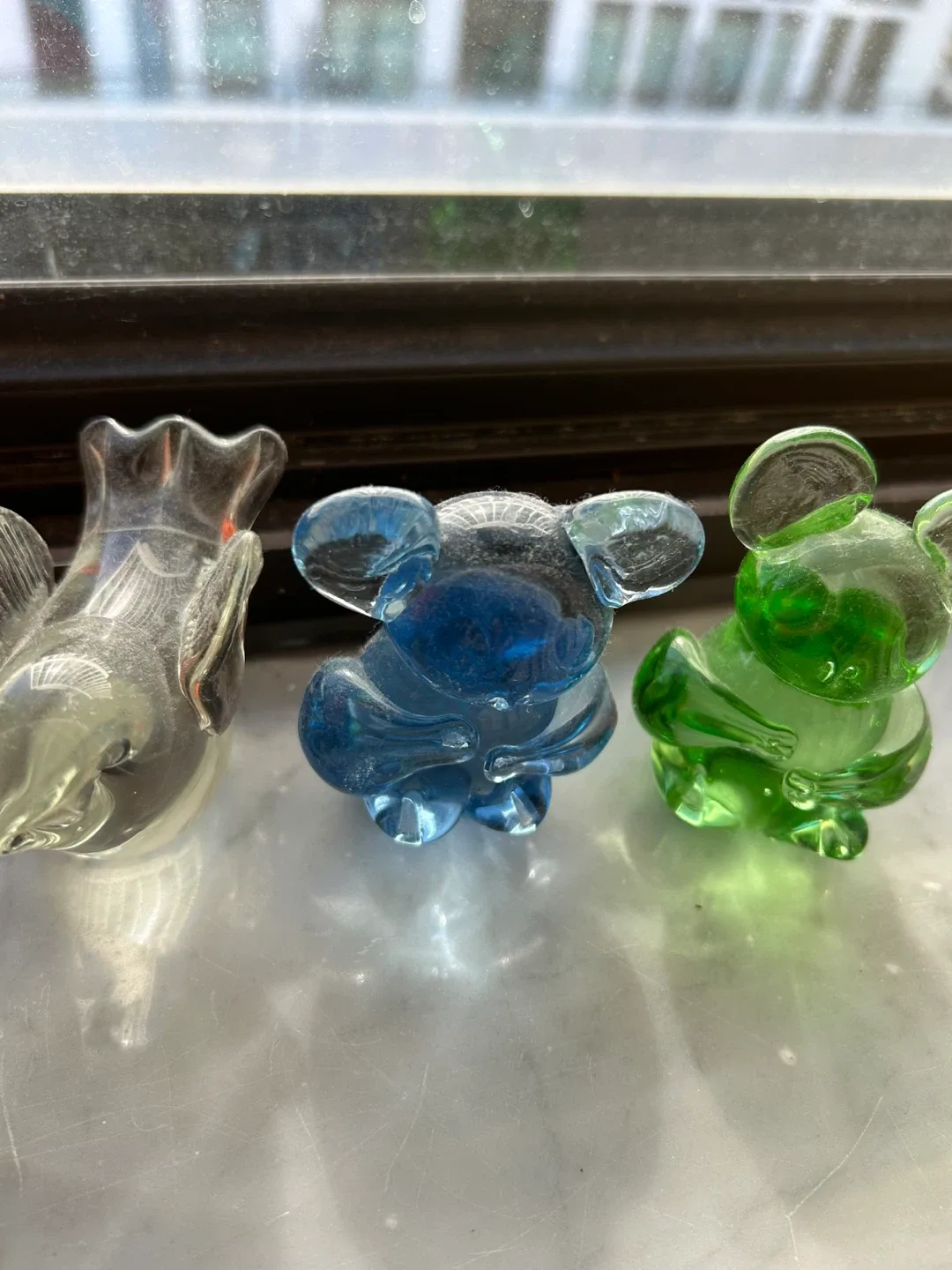 Glass Art Figurines - Bird and Koala thumbnail