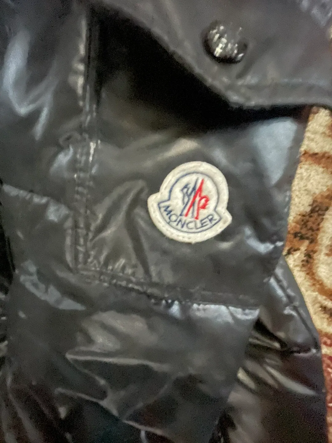 Moncler Black Puffer Jacket - Size M thumbnail