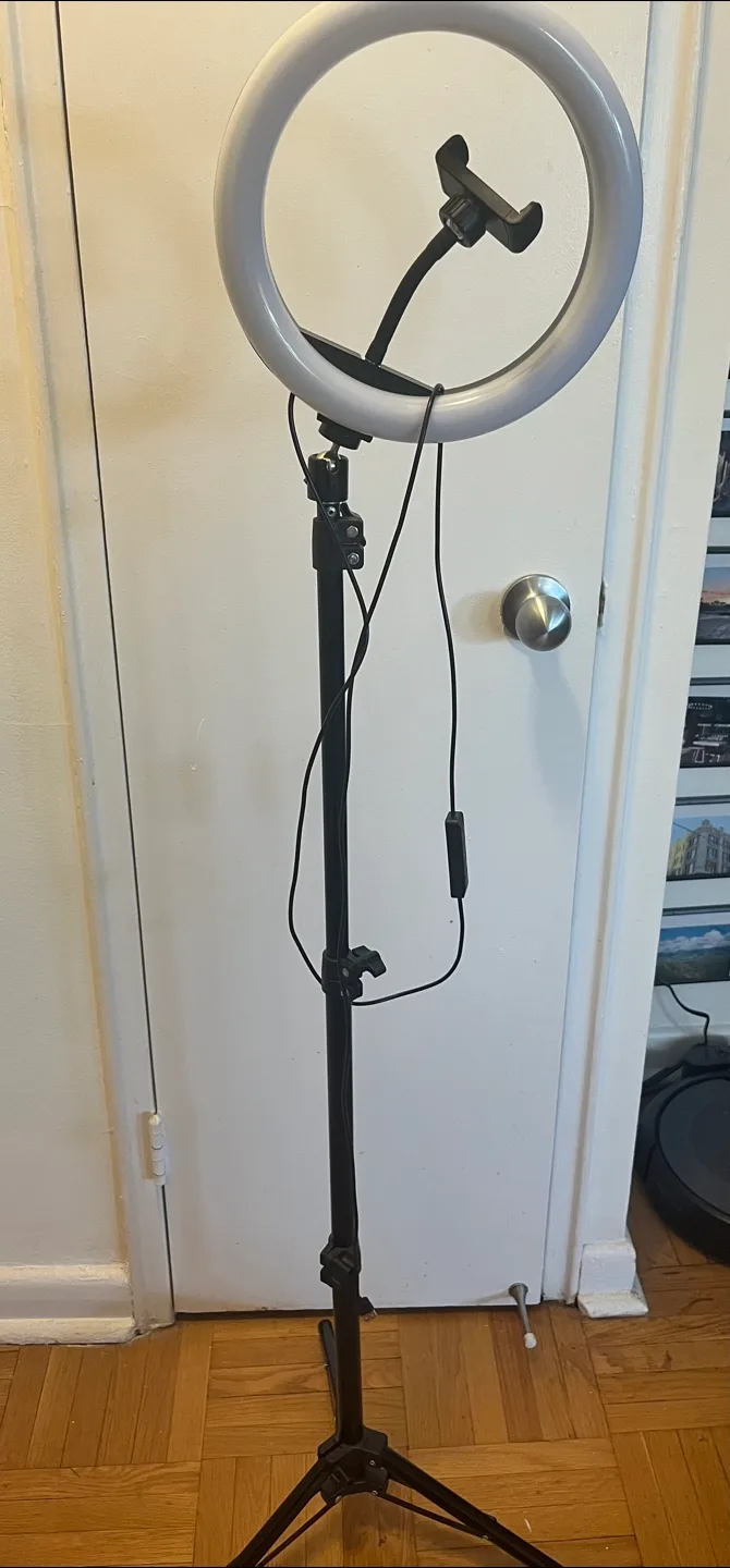 Ring Light with Tripod Stand - Adjustable Height thumbnail