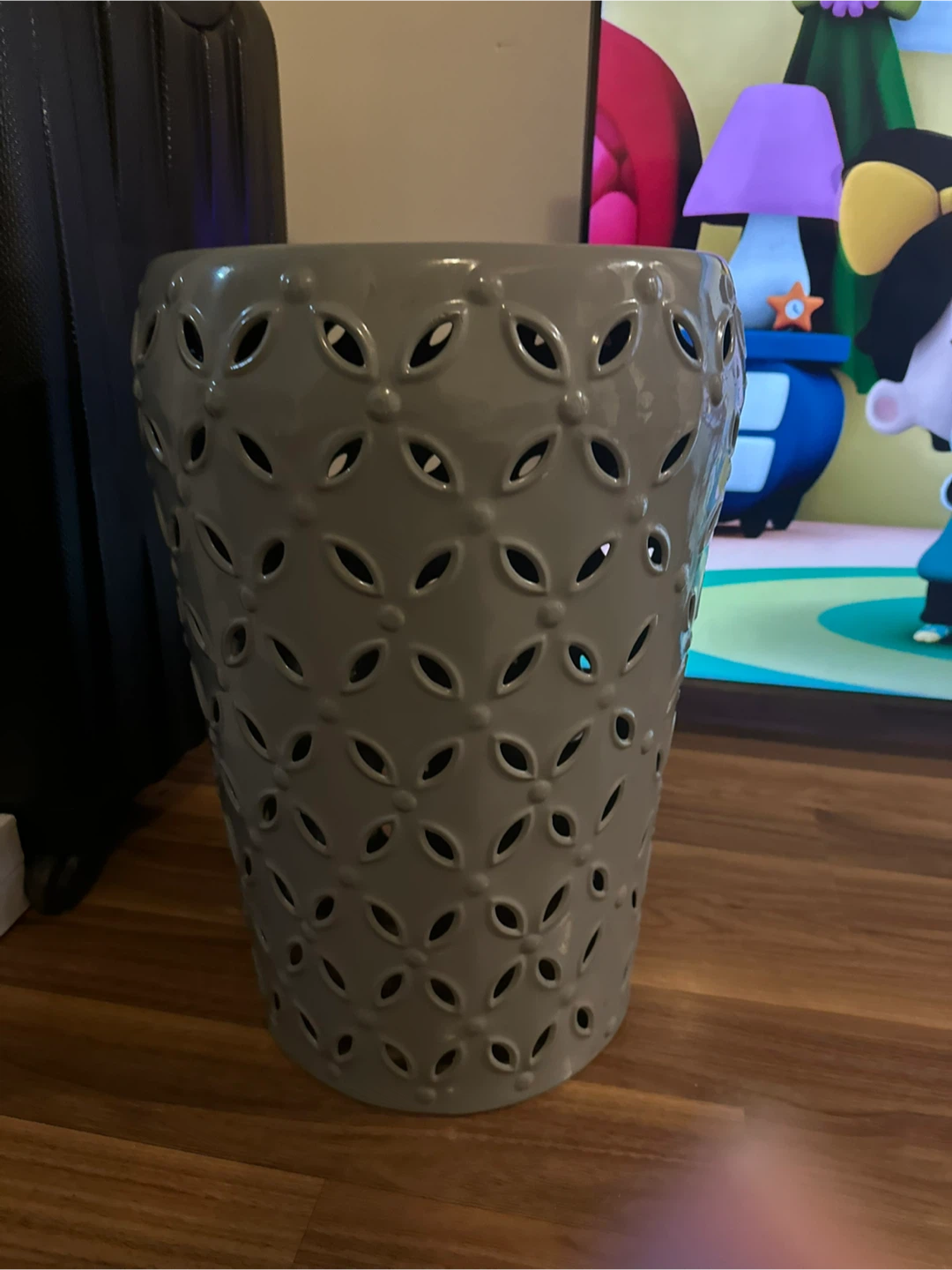 Grey Ceramic Garden Stool ….. moving sale….. - photo 4