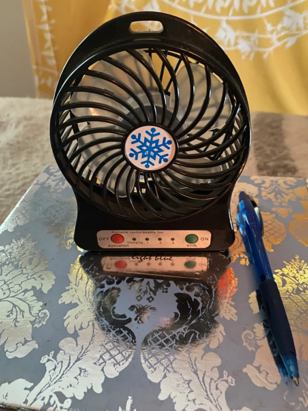 Portable 🥕Rechargeable Mini Fan - Black thumbnail