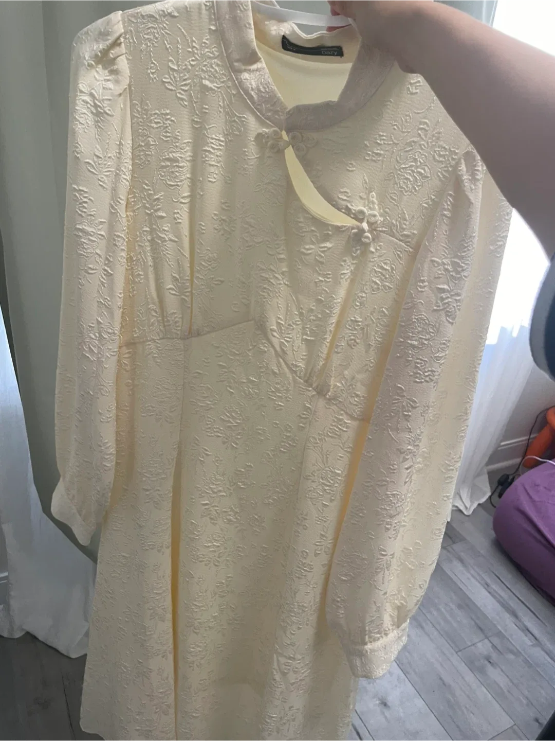 Dazy Cream Floral Midi Dress image indicator(3)