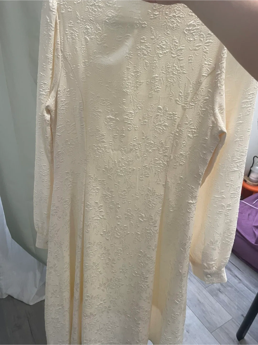 Dazy Cream Floral Midi Dress image indicator(4)