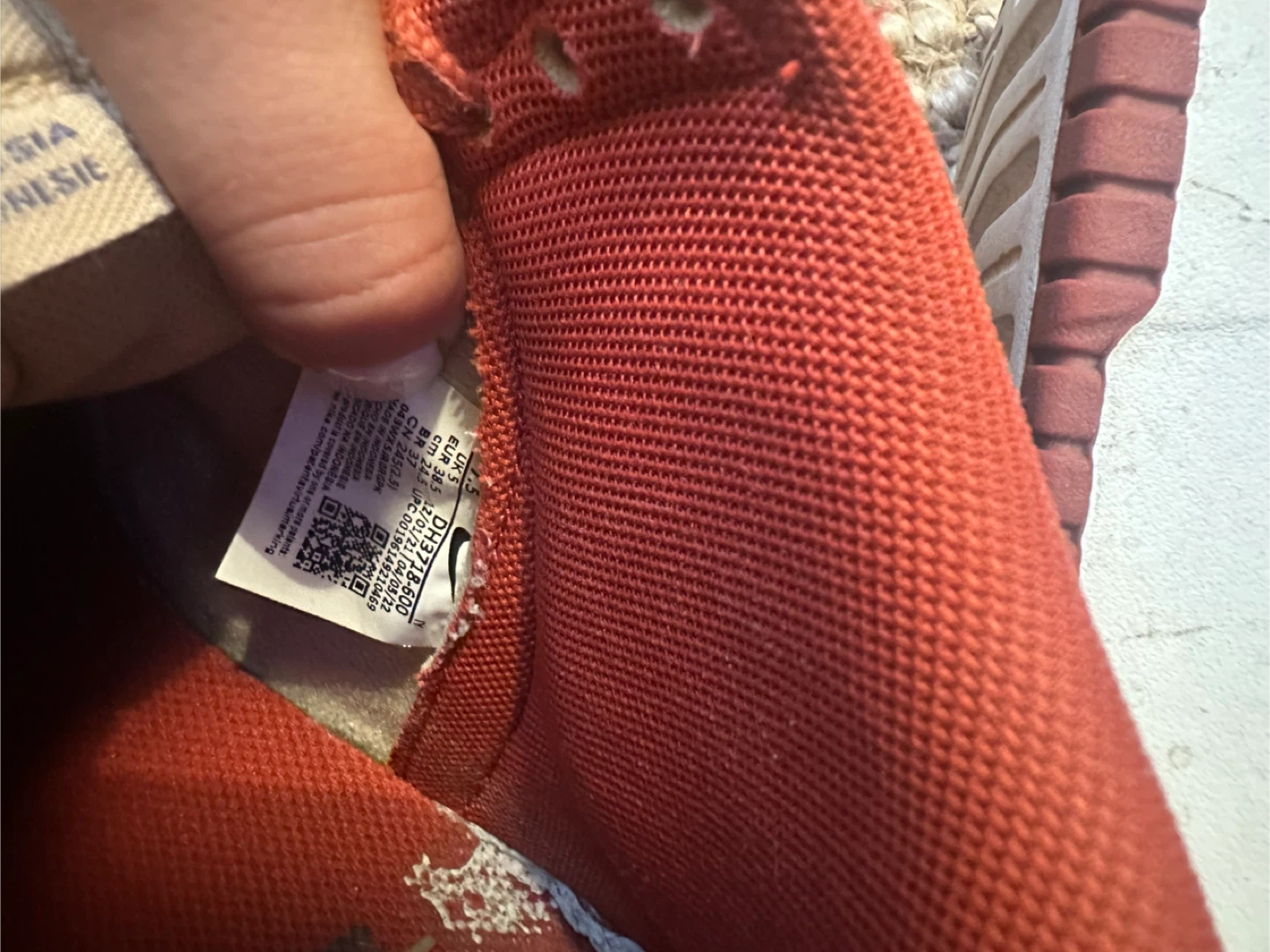 Nike Dunk High 11.5M Red/Yellow - photo 5