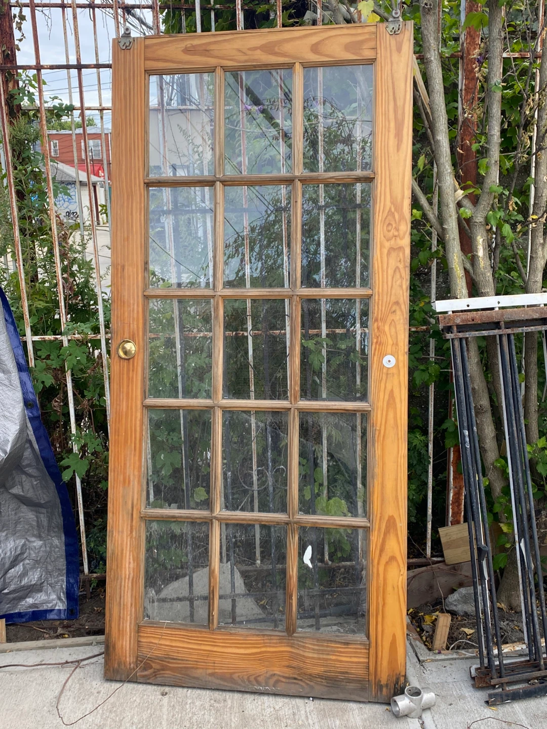 Wooden Framed Glass Door - photo 2