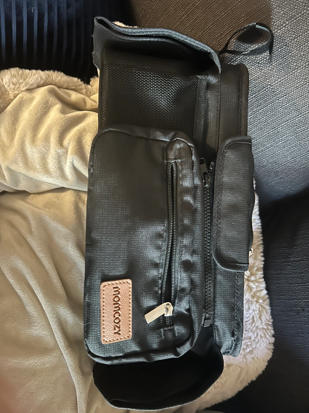 momcozy Black Organizer for stroller