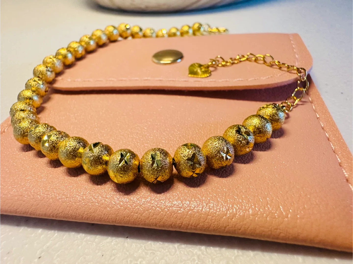 Beaded Bracelet Gold Color thumbnail