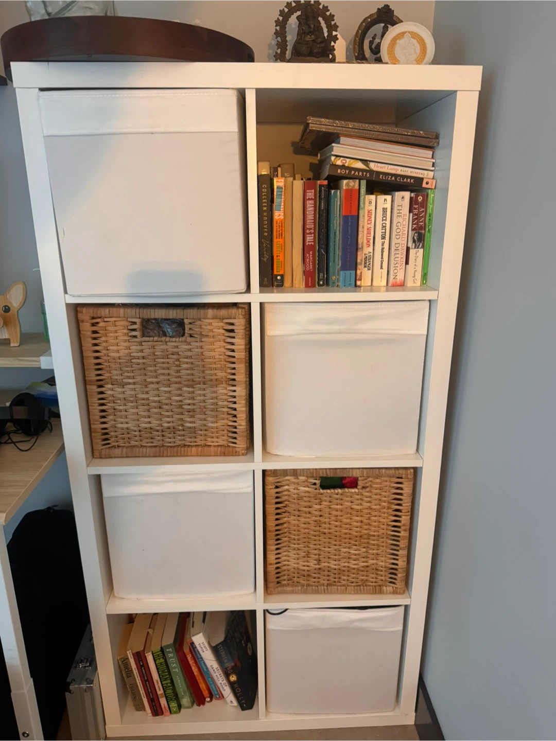 IKEA Kallax Shelf Unit with Baskets & Inserts