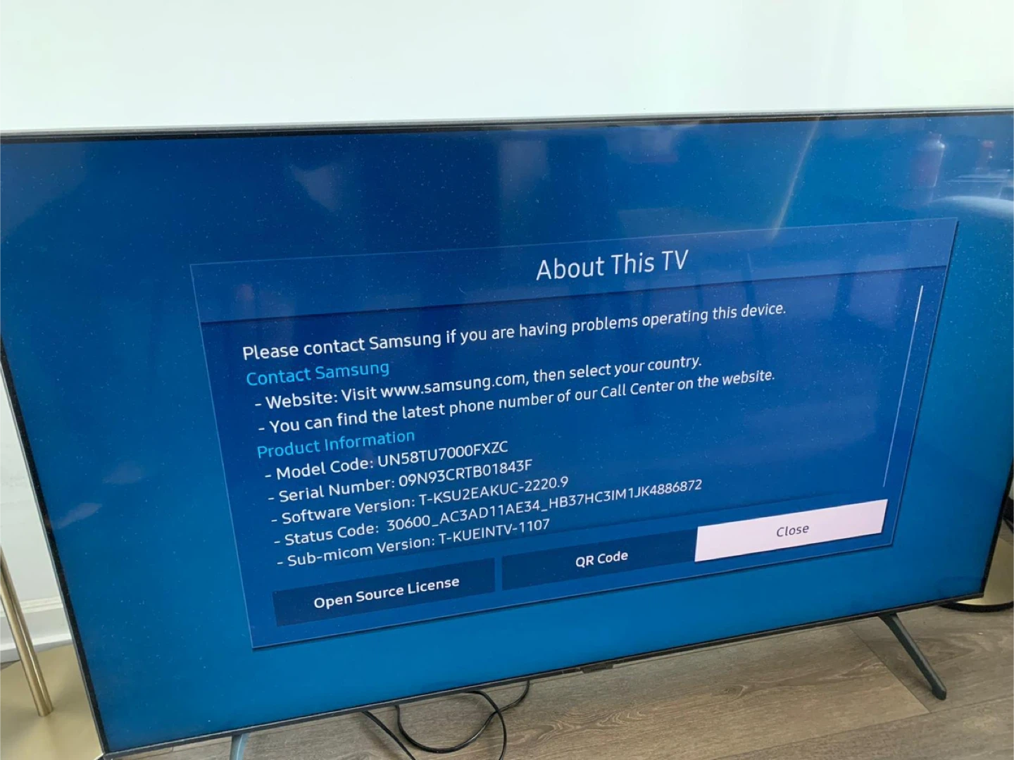 Samsung 58" 4K UHD Smart TV - photo 2