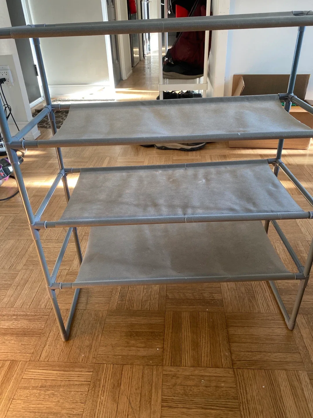 Grey 3-Tier Shelving Unit thumbnail