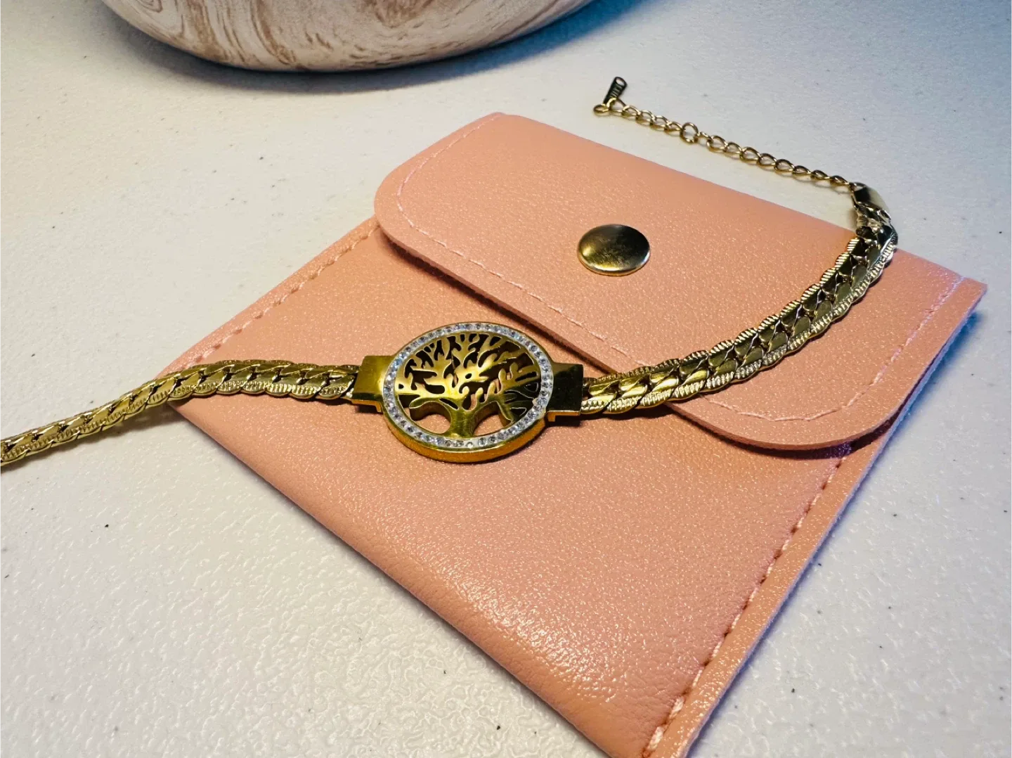 Tree Bracelet Gold Color thumbnail