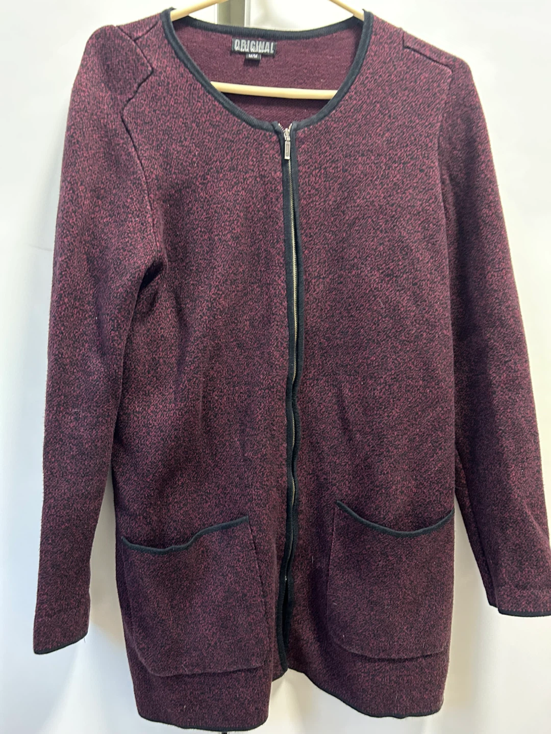 Original M/M Zip-Up Cardigan