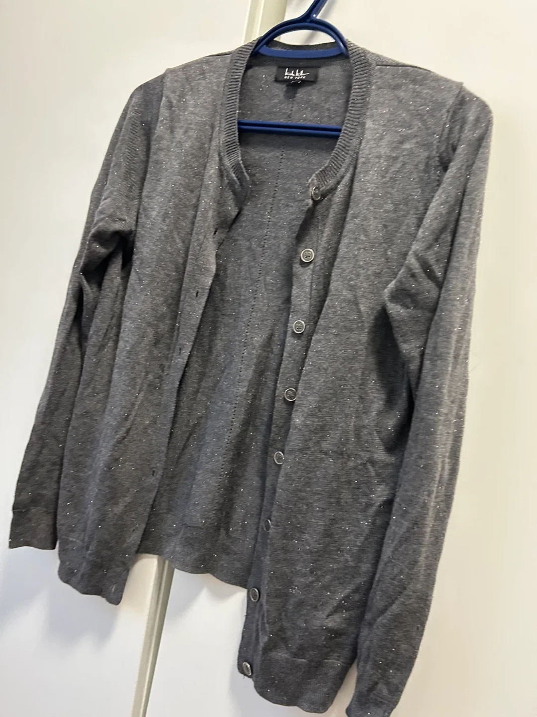 Liz Claiborne Grey Cardigan thumbnail