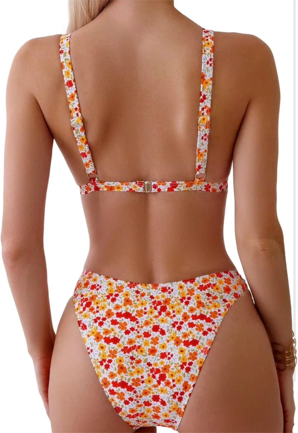 New ZAFUL Floral Bikini Set, Size L image indicator(3)
