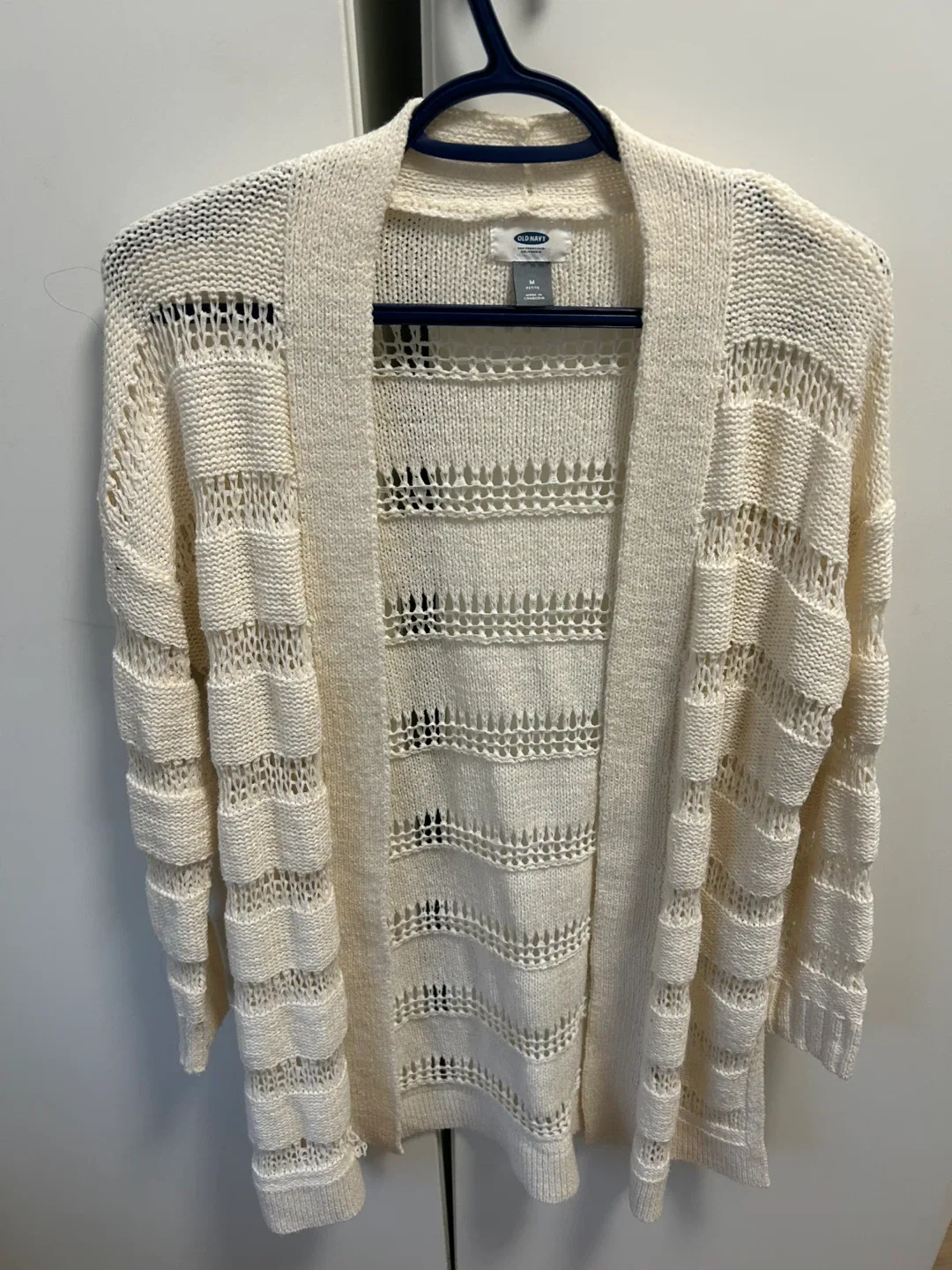 Old Navy Cream Cardigan - Size M thumbnail