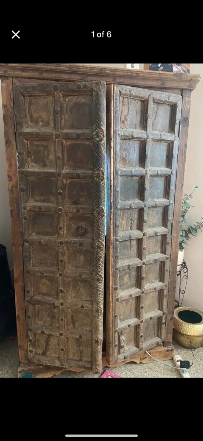 17th century antique cabinet  tv wardrobe storage thumbnail